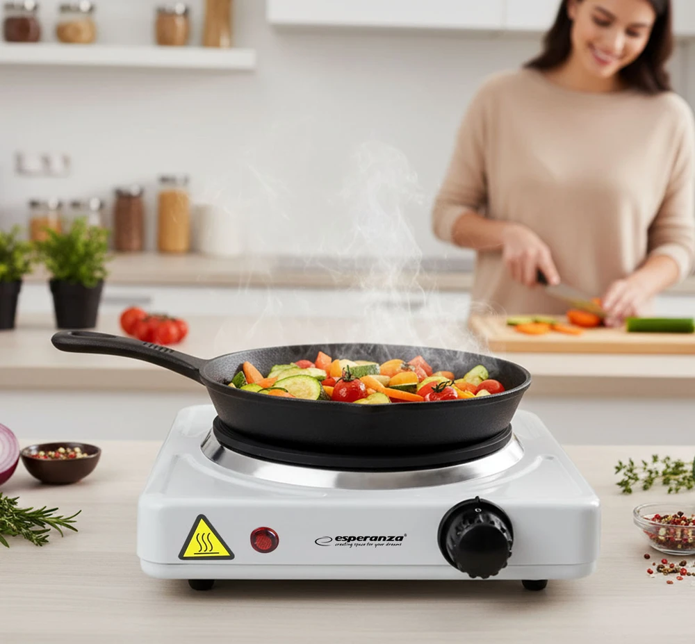Esperanza EKH013W Baltas Electric stove