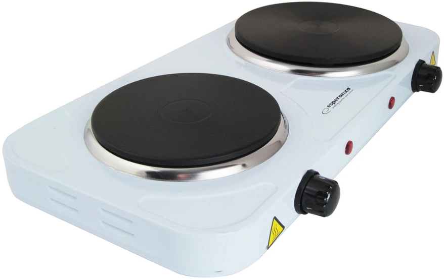 Esperanza EKH014W Electric cooker 2 zones Baltas