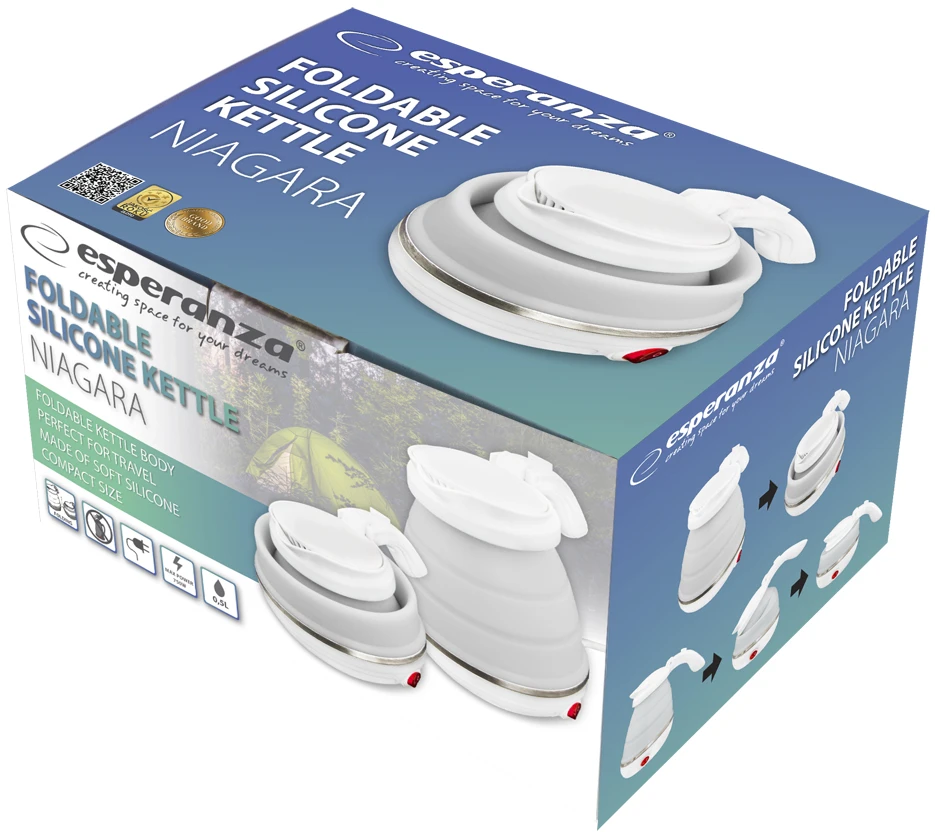 Elektrinis Virdulys - Esperanza EKK023 0,5 L 750 W Baltas