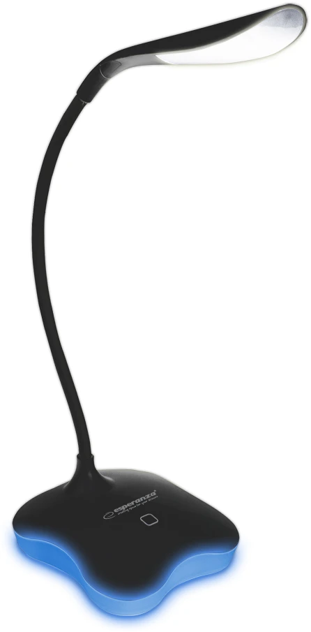 Stalinė Lempa - Esperanza ELD105K 3W LED Jutiklinis Valdymas Juoda