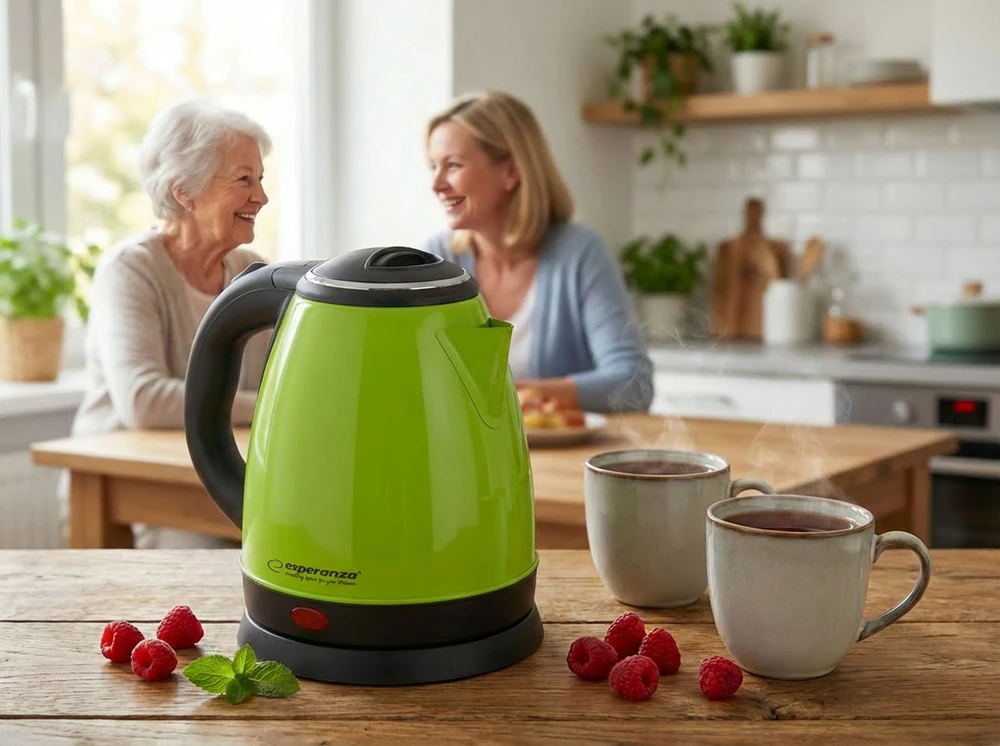 Elektrinis Virdulys - Esperanza EKK128G - 1 L, Žalias, 1350 W