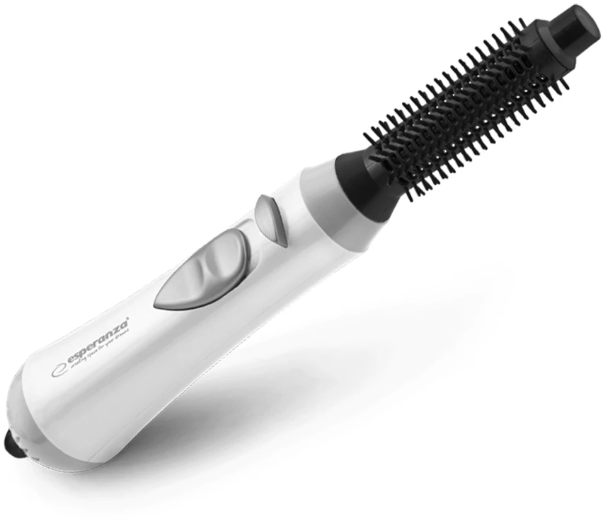 Besisukantis plaukų šepetys plaukams Esperanza Nefertiti EBL001W (400W, baltos spalvos)