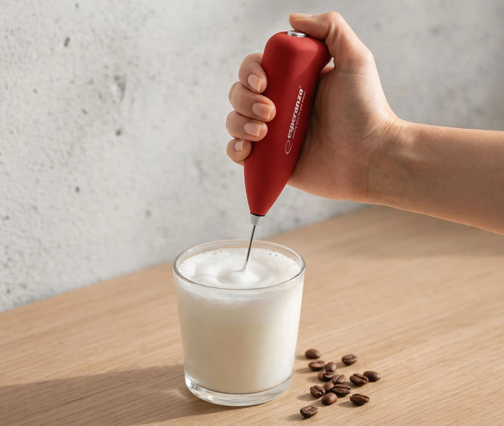 ESPERANZA EKF001R LATTE - pieno putų plakiklis
