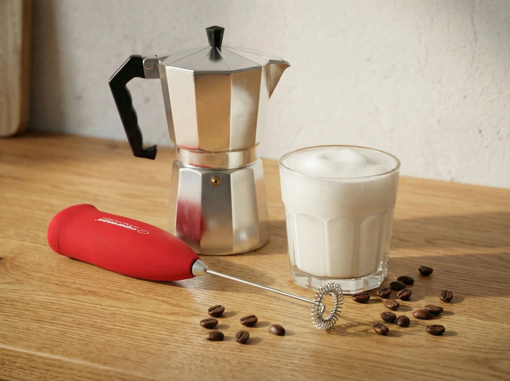 ESPERANZA EKF001R LATTE - pieno putų plakiklis