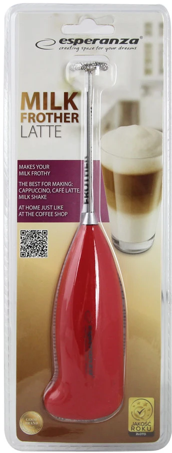 ESPERANZA EKF001R LATTE - pieno putų plakiklis