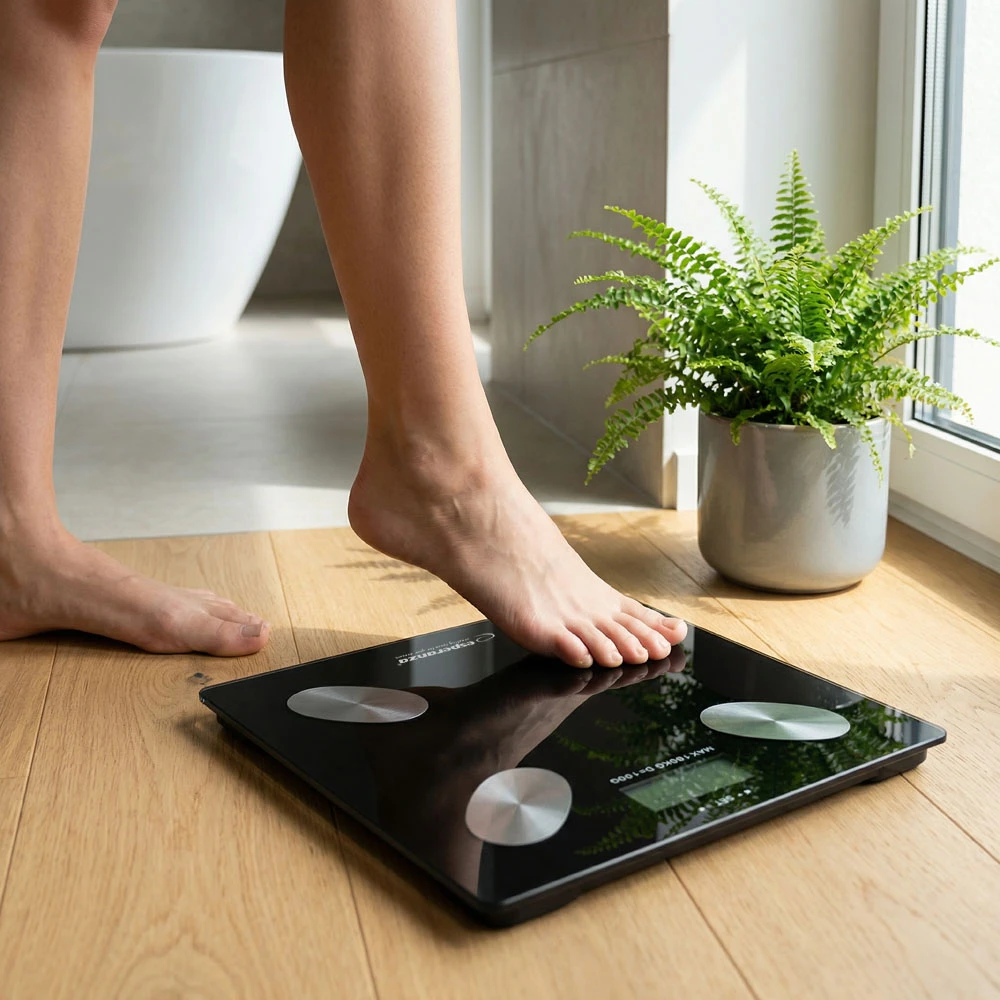 Esperanza EBS022K personal scale Electronic personal scale Square Juodas