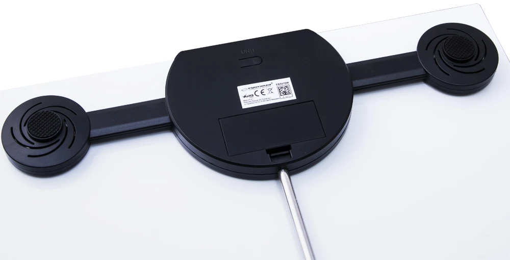 Svarstyklės su „Bluetooth“ funkcija Esperanza B.FIT EBS016W (baltos spalvos)