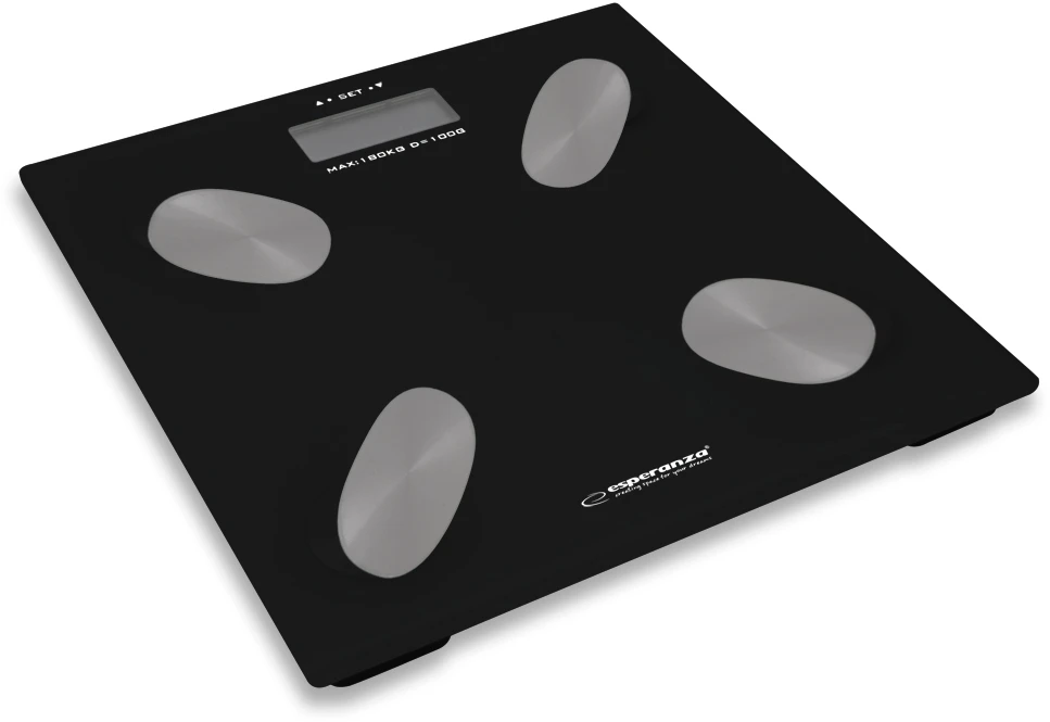 Esperanza EBS022K personal scale Electronic personal scale Square Juodas