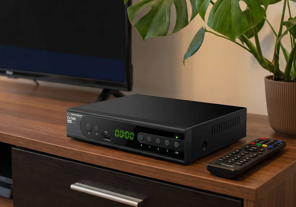 Priedėlis „Esperanza EV106P HDMI USB 2.0 Timeshift DVB-T2 Juodas“