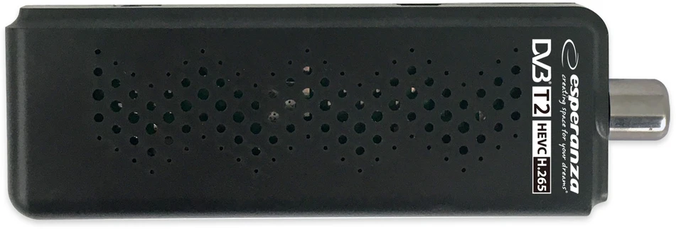 „Esperanza“ skaitmeninis imtuvas / dekoderis DVB-T2 H.265 / HEVC EV109R