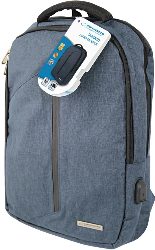 Esperanza ET196 Nešiojamas kompiuteris Backpack 15.6'' Mėlyna