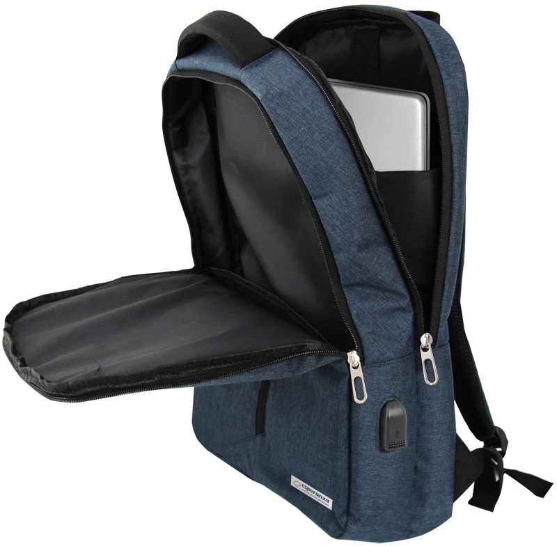 Esperanza ET196 Nešiojamas kompiuteris Backpack 15.6'' Mėlyna