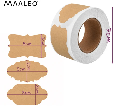 Lipniosios etiketės – 300 vnt. Maaleo