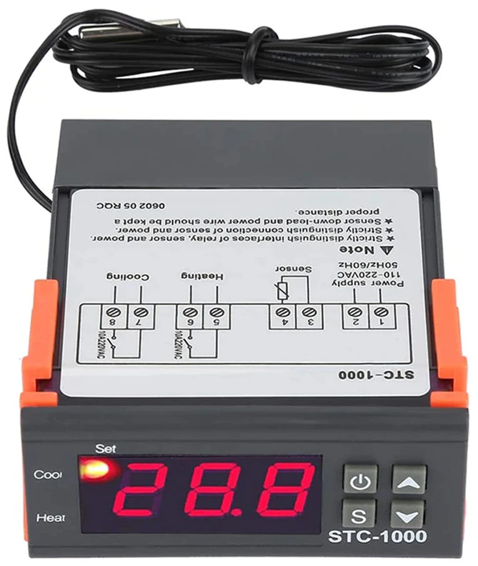 Eurokomp Termostat 230V STC-1000 E6114
