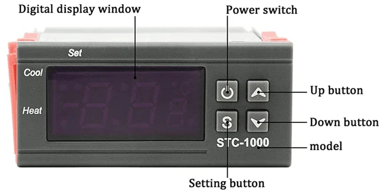 Eurokomp Termostat 230V STC-1000 E6114