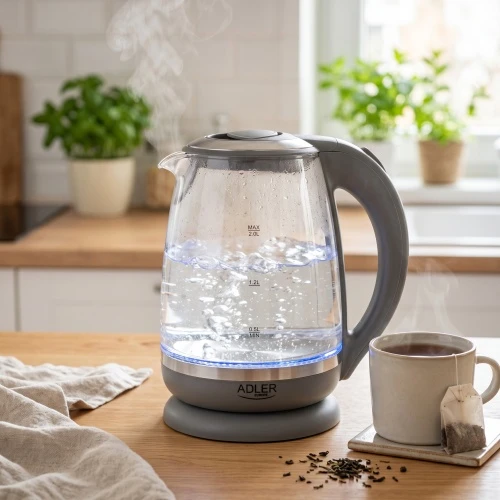 Adler | Virdulys | AD 1286 | Standard | 2200 W | 2 L | Plastic/Glass | 360° rotational base | Pilkas