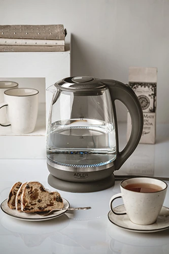 Adler | Virdulys | AD 1286 | Standard | 2200 W | 2 L | Plastic/Glass | 360° rotational base | Pilkas
