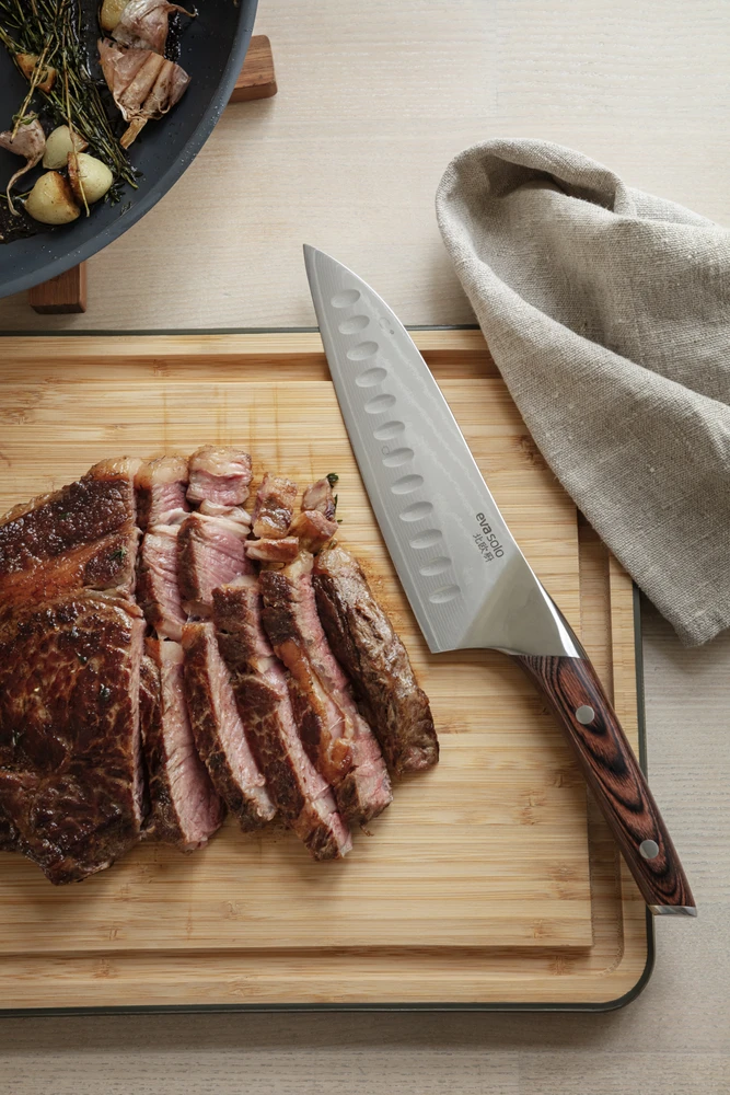 Eva Solo - Santoku peilis - Pakka mediena - 18 cm