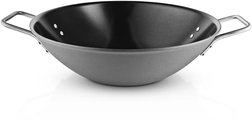 Eva Trio - Pilkas Line Wok - Pilka - 5,0 L - 32 cm
