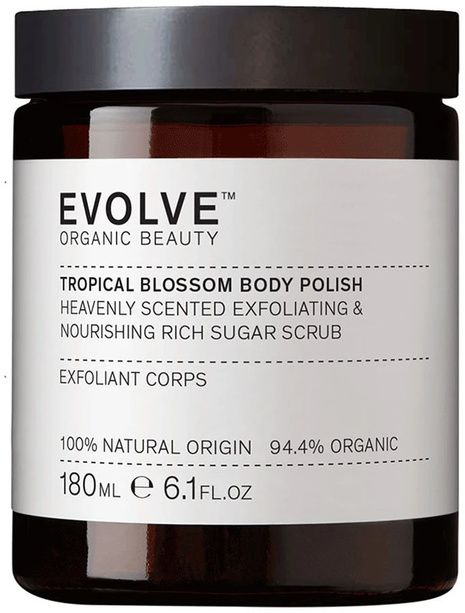 „Evolve Beauty“ – kūno šveitiklis „Tropical Blossom“ 180 ml