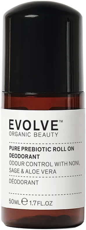 Evolve Beauty Evolve Organic Beauty Pure prebiotinis ritinėlis dezodorantas, 50 ml