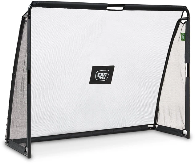 Mobilūs futbolo vartai su atmušimo sienelė Exit Coppa 220x170x80cm