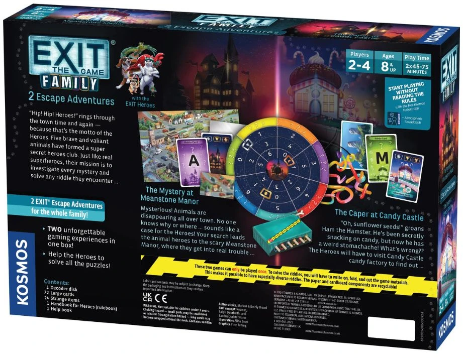 Exit Escape Room Kosmos EXIT: The Game – Family: 2 Escape Adventures