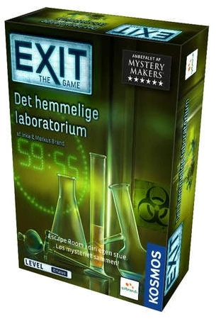 Exit Escape Roomkosmos 2 IŠĖJIMAS: Det Hemmelige Laboratorium (DA) (LPFI119)
