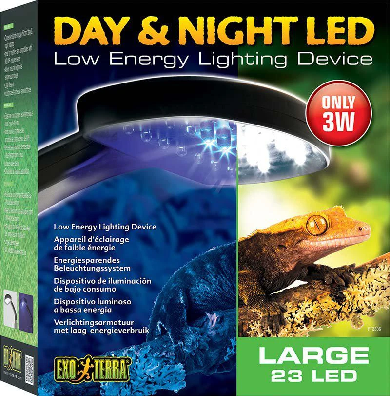 Exoterra „Exo Terra“ – dienos ir nakties LED lemputė, 3 W, 22 baltos/2 mėlynos spalvos – (205.2906)