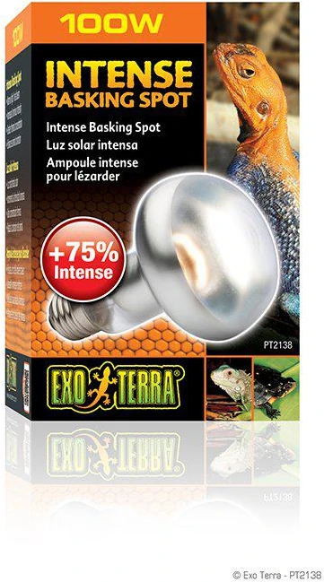 „Exoterra“ – intensyviai besileidžianti lemputė – oranžinė – 100 W S25 E27