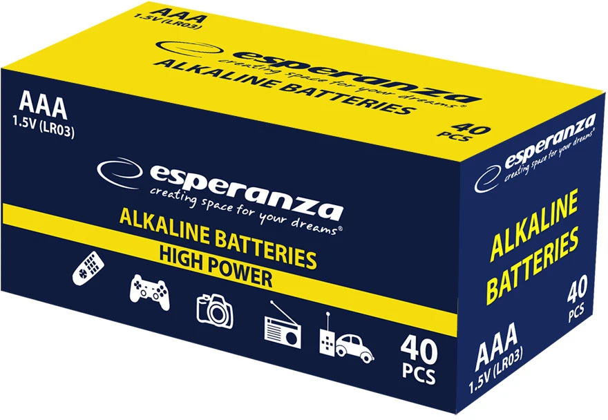 EZB115 Esperanza baterie alkaliczne aaa 10vnt zgrzewka