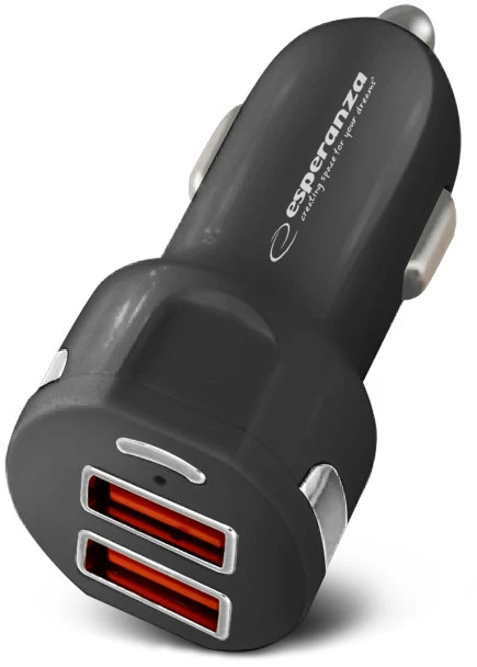 Automobilinis Įkroviklis - Esperanza EZ110 Greitas Įkrovimas 3.0 36W Juodas