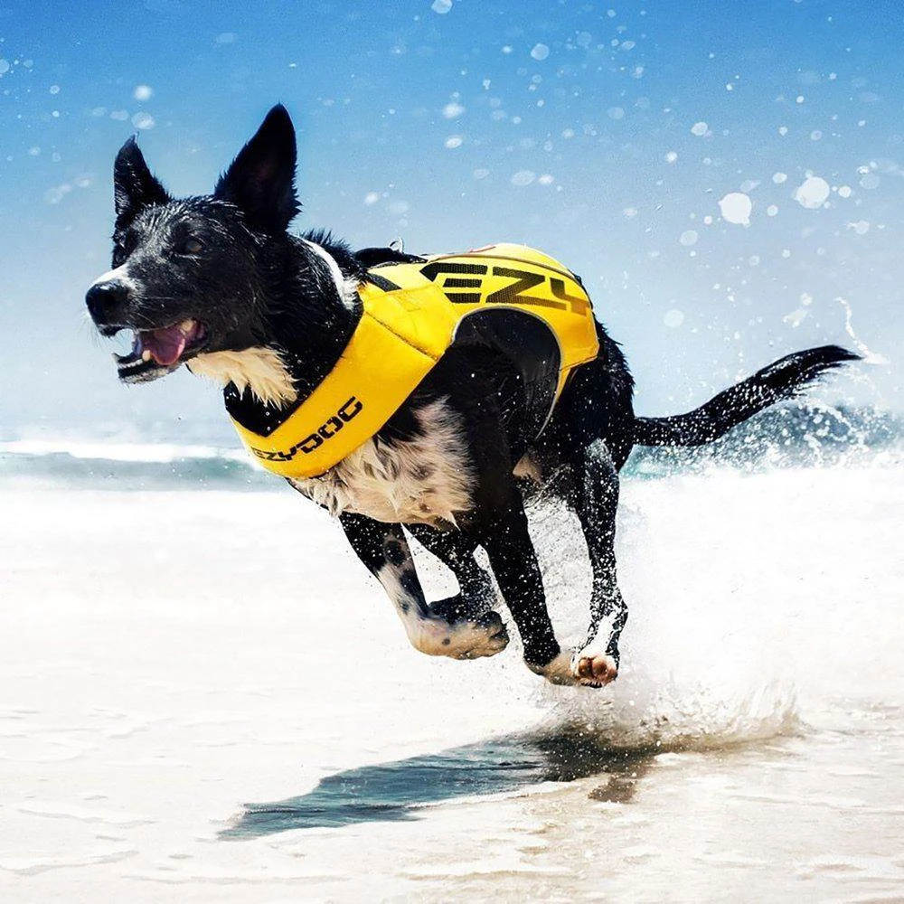 Ezydog - gelbėjimosi liemenė X2 Boost geltona M 18 - 27 kg