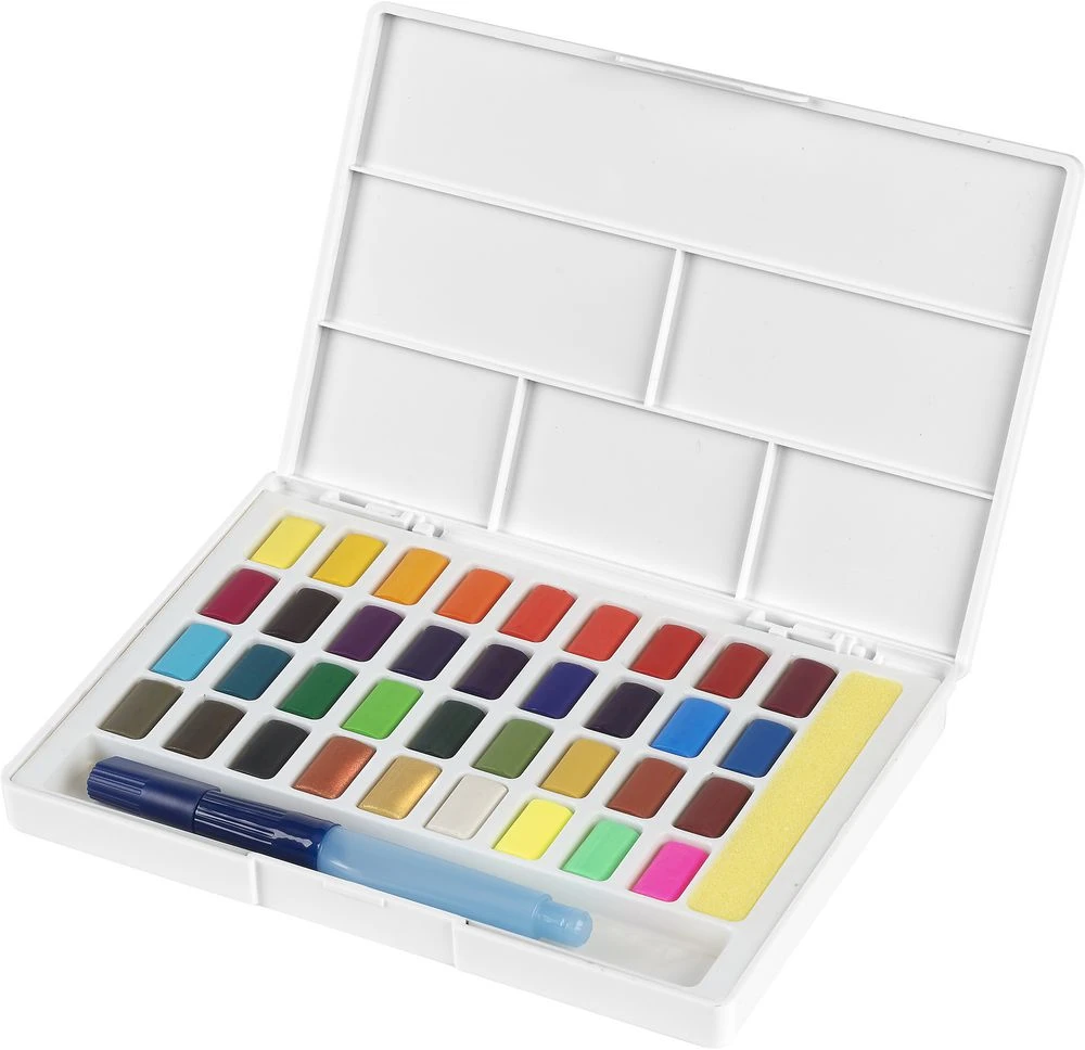Akvareliniai dažai Faber-Castell Creative Studio, 36 spalvų