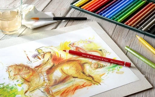 Spalvoti akvareliniai pieštukai Faber-Castell Albrecht Dürer, 36 spalvų