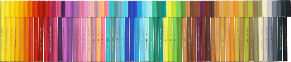 Flomasteriai Faber-Castell Connector felt-tip, 60 spalvų