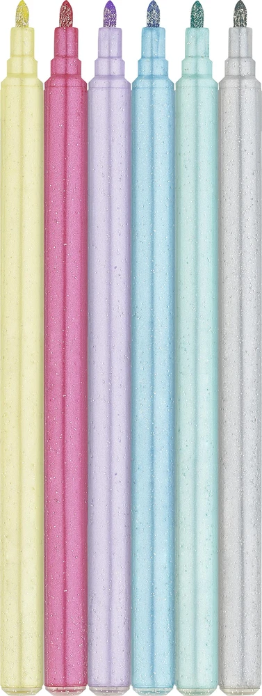 Faber-Castell - Flomasteris vienaragis 18+6 + lipdukai (554221)
