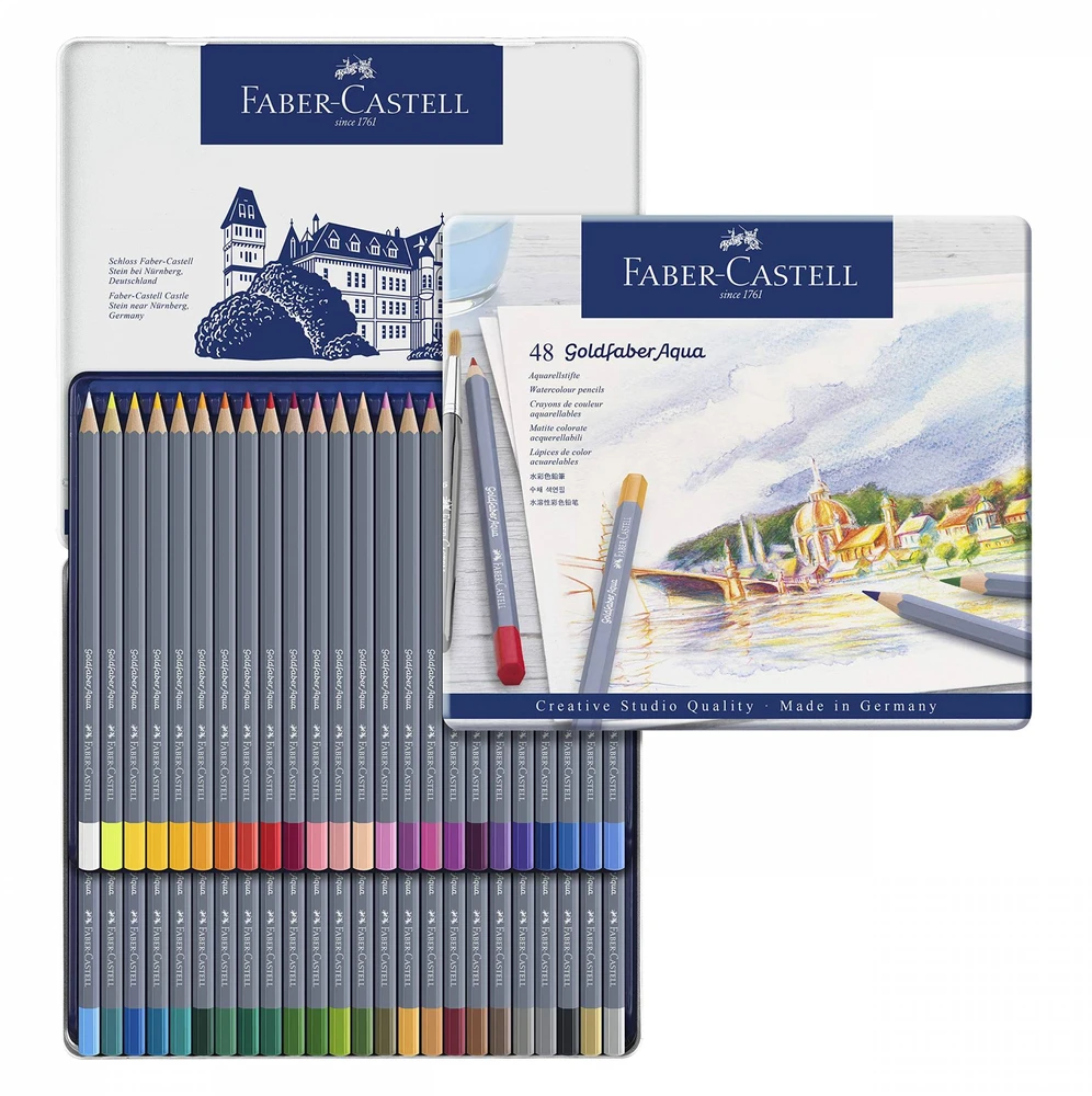 Faber-Castell – Goldfaber akvarelinė skarda, 48 vnt (114648)