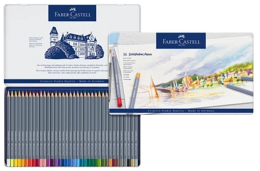 Faber-Castell – Goldfaber akvarelinė skarda, 36 vnt (114636)