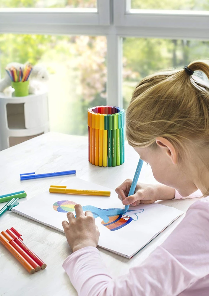 Flomasteriai Faber-Castell Connector felt-tip, 80 spalvų