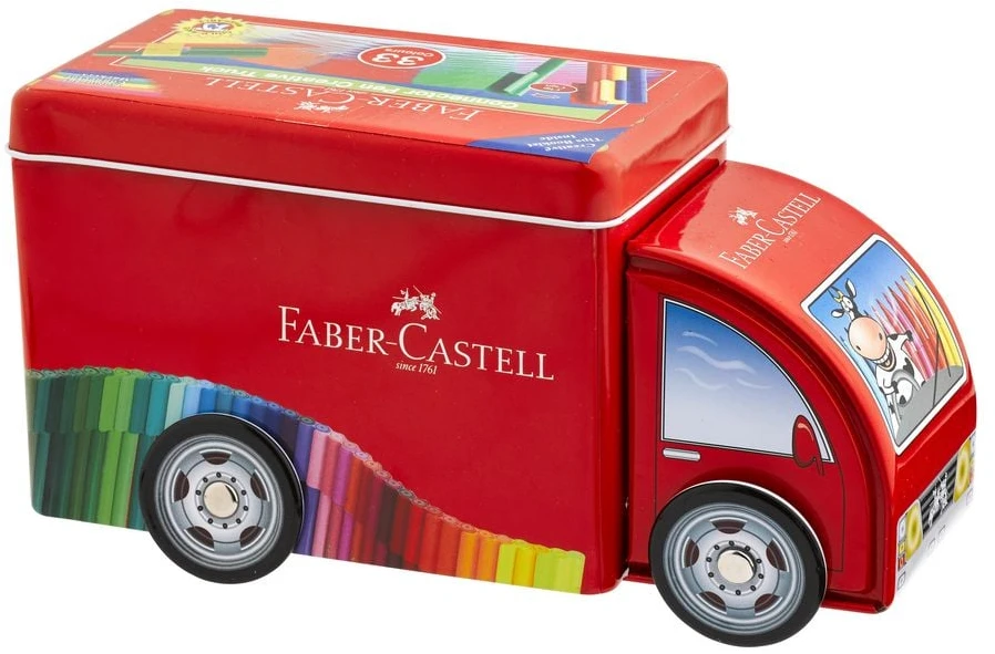 Flomasteriai Faber-Castell CONNECTOR Truck, 33 spalvos