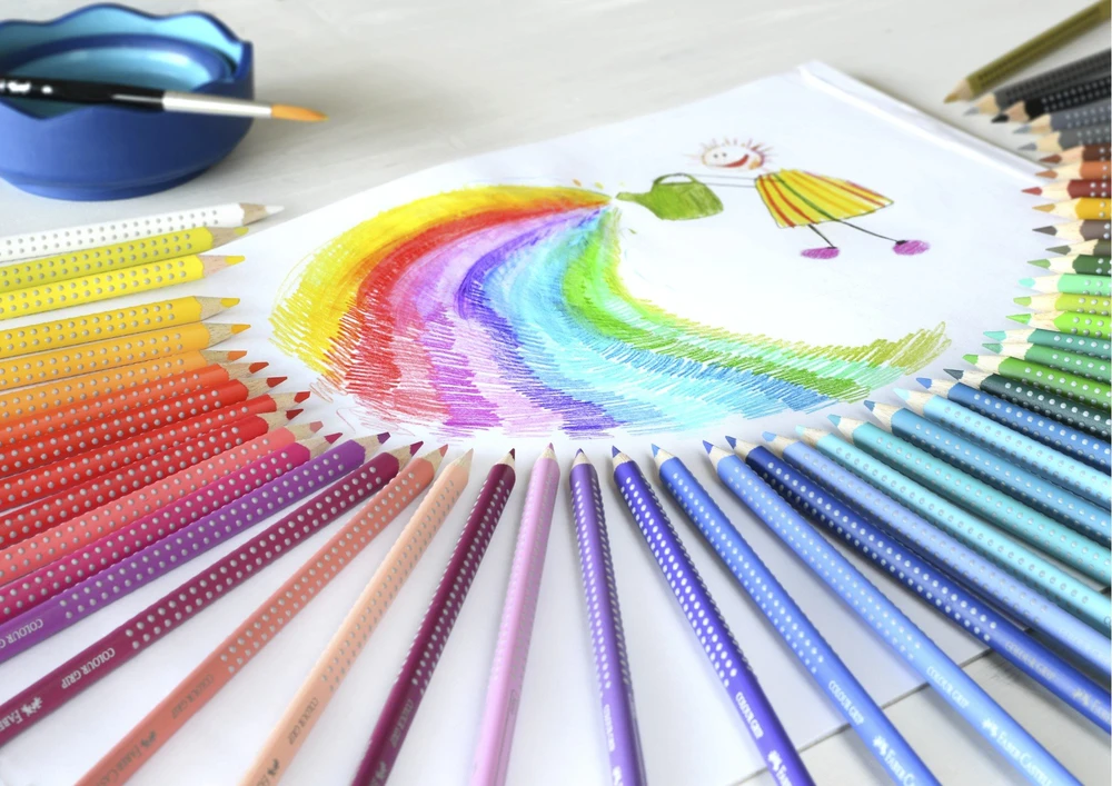 Faber-Castell - Spalvoti pieštukai - Kartoninė dėžutė - 48 vnt. (112449)