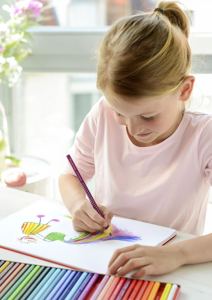 Faber-Castell - Spalvoti pieštukai - Kartoninė dėžutė - 48 vnt. (112449)