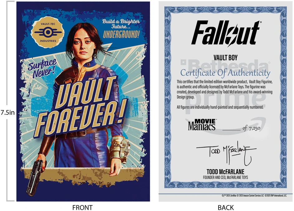 „Fallout“ – „Vault Boy“ – pozuojama figūrėlė (2 versija)