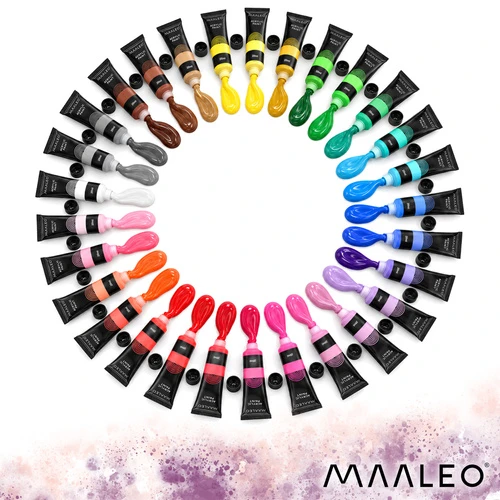 Acrylic paints 20ml - 36 pcs Maaleo