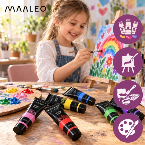 Acrylic paints 20ml - 36 pcs Maaleo