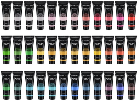 Acrylic paints 20ml - 36 pcs Maaleo