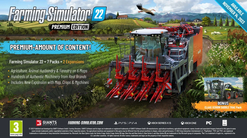 Giants Software Farming Simulator 22 Premium Edition