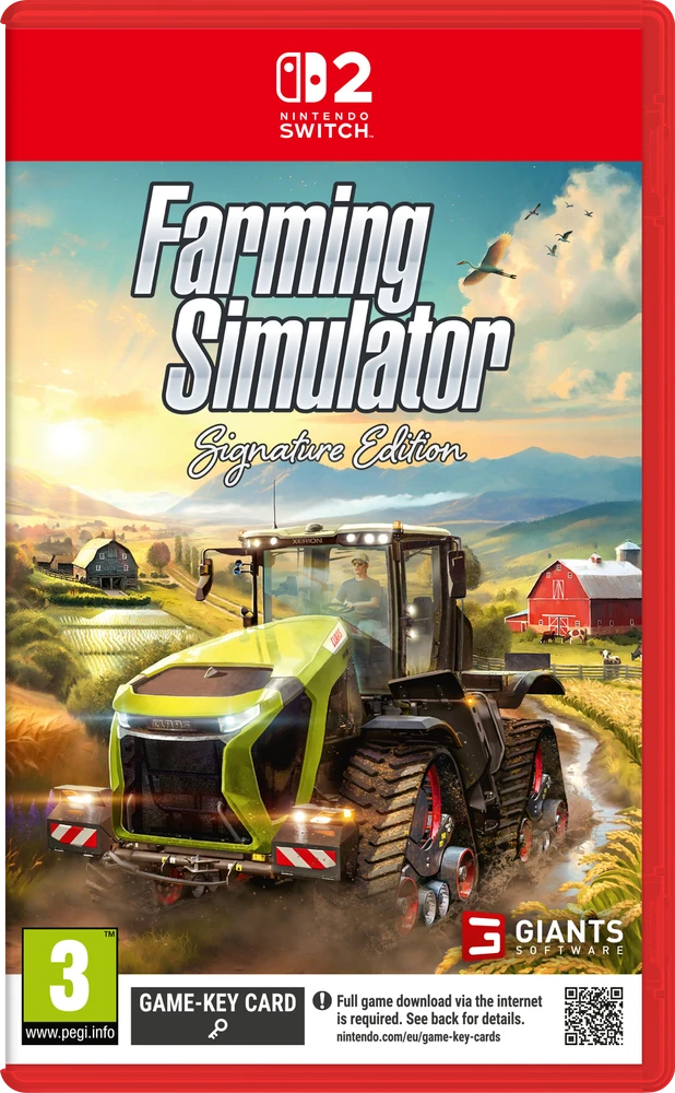 Giants Software „Farming Simulator“ – „Signature Edition“ (žaidimo rakto kortelė) – „Nintendo Switch 2“