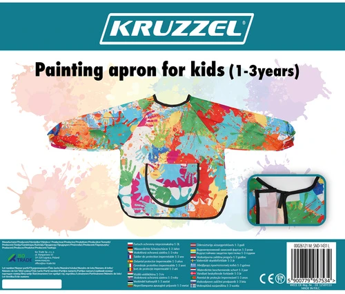 Apsauginė prijuostė, atspari vandeniui, 1-3 l, Kruzzel 26121